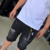 SHORT PURPLE BASICO NEGRO FP014-1