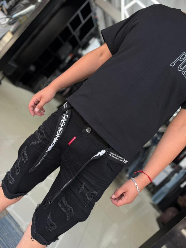 SHORT M-STAR NEGRO BASICO M-9078