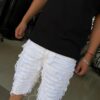 SHORT M-STAR BLANCO-RASGADO M-9069