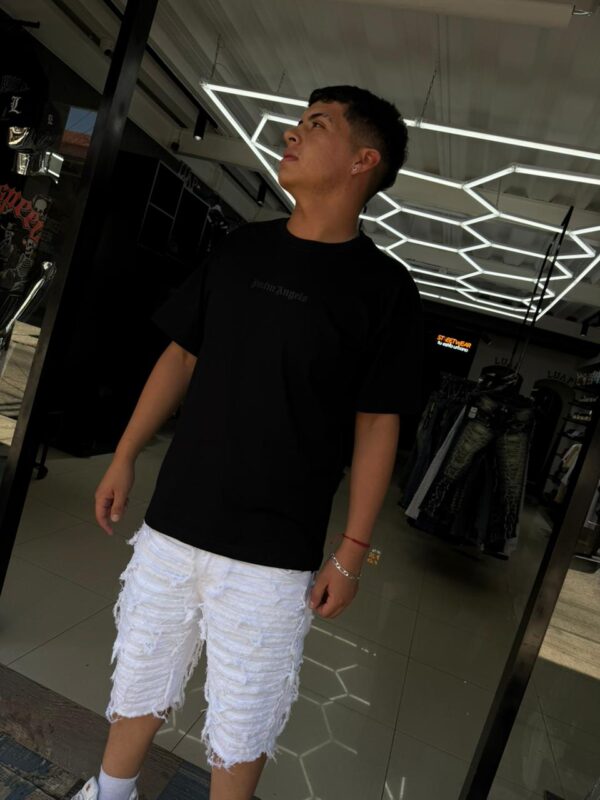 SHORT M-STAR BLANCO-RASGADO M-9069