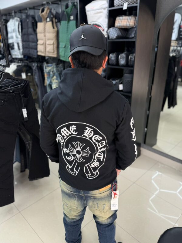 POLERON CHROME HEARTS NEGRO LEGRAS BALNCAS UNISEX