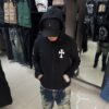 POLERON CHROME HEARTS NEGRO LEGRAS BALNCAS UNISEX