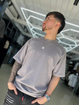 POLERA BULKING GRIS OVERSIZE H17