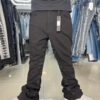 JEANS FASHION NOVA STACKED SKINNY FLARE BLACK GFN13
