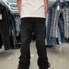 JEANS LOGEQI FLARE DENIM BLACK JH-99156