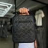 BOLSO LV BLACK CUERO FLOR HOMBRE 5170-1