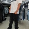 JEANS LOGEQI FLARE DENIM BLACK JH-99156