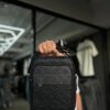 BOLSO LV BLACK CUERO FLOR HOMBRE 5176-2