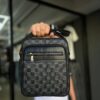 BOLSO LV BLACK CUERO CUADRO GRIS 5170-2