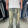 JEANS FASHION NOVA SKINNY SNAP FLARE VINTAGE WASH GFN185AJ