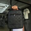 BOLSO LV BLACK CUERO FLOR HOMBRE 5176-2