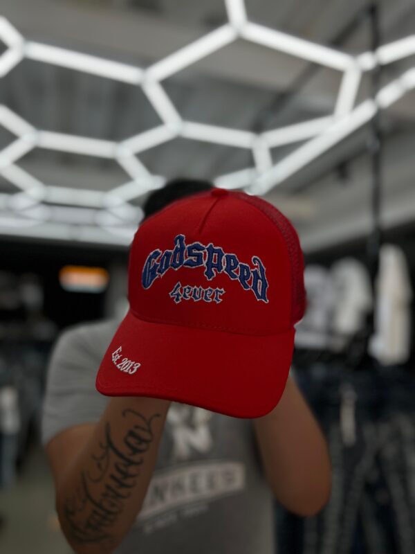 JOCKEY GODSPEED CURVO 4EVER EST.2013 TEJIDO Y MAYA RED-BLUE