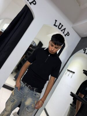 POLERA ARMANI EXCHANGE UC001 BLACK AF10366
