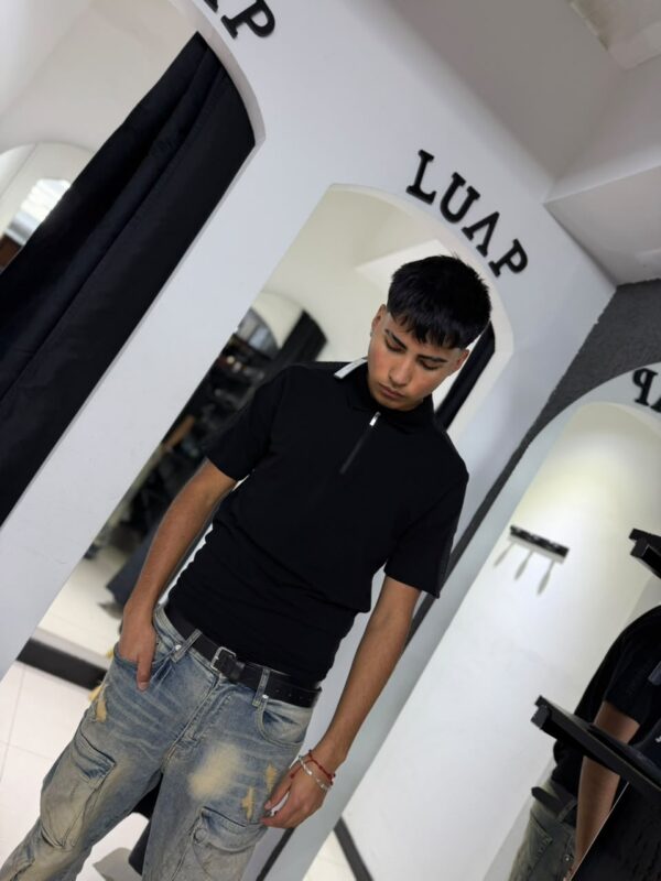 POLERA ARMANI EXCHANGE UC001 BLACK AF10366