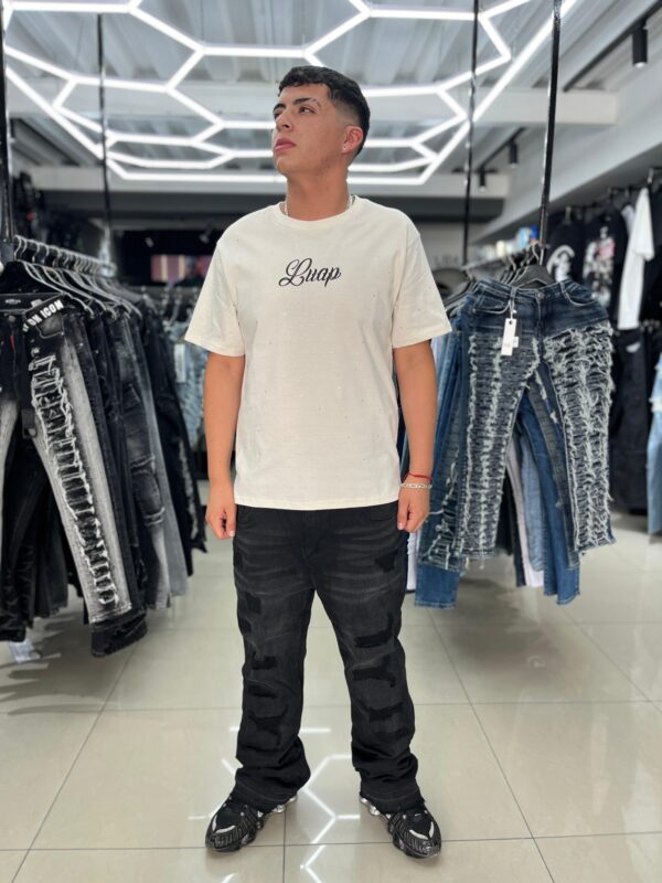 JEANS LOGEQI FLARE BLACK JH-99155