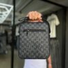 BOLSO LV BLACK CUERO CUADRO GRIS 5170-2