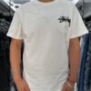 POLERA STUSSY WHITE OVERSIZE JH98002
