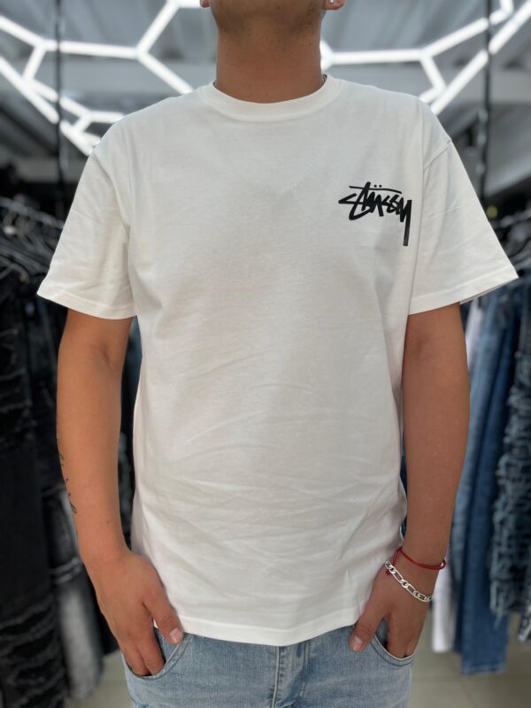 POLERA STUSSY WHITE OVERSIZE JH98002