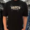 POLERA SAINTS RESTRICTED MCMLXXXVIII ADIAMANTADO BLACK OVERSIZE