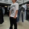 JEANS M-STAR BLACK RASGADO FLARE M-8973