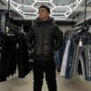 CHAQUETA ECO CUERO CON PELO BLACK MJ JEANS 2436