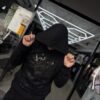 POLERON SPIDER BLACK HOMBRE