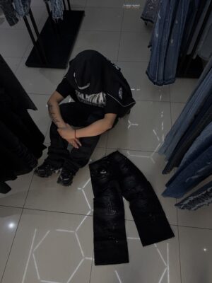 IMG_5006 JEANS JUNJIE BLACK NIÑO FLARE X36