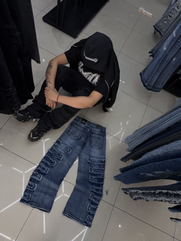 JEANS JUNJIE BLUE NIÑO FLARE X33