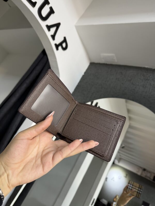 BILLETERA B CAFÉ LÍNEAS HOMBRE
