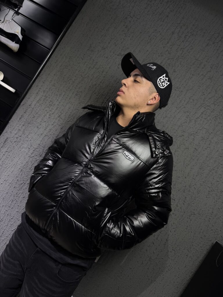 CHAQUETA PURPLE-BRAND BLACK BRILLANTE HOMBRE