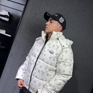 CHAQUETA PURPLE-BRAND LOGO P WHITE HOMBRE