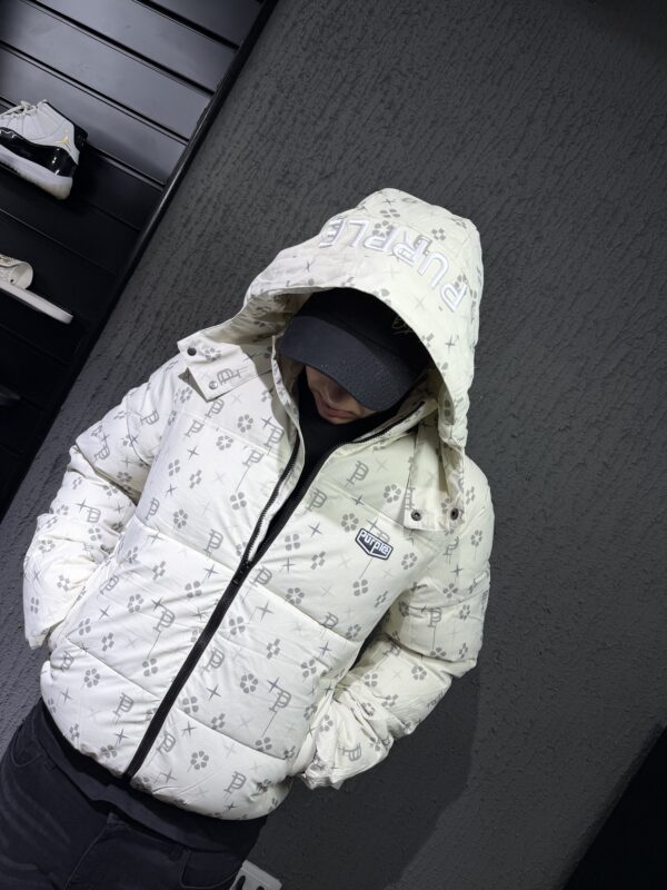 CHAQUETA PURPLE-BRAND LOGO P WHITE HOMBRE