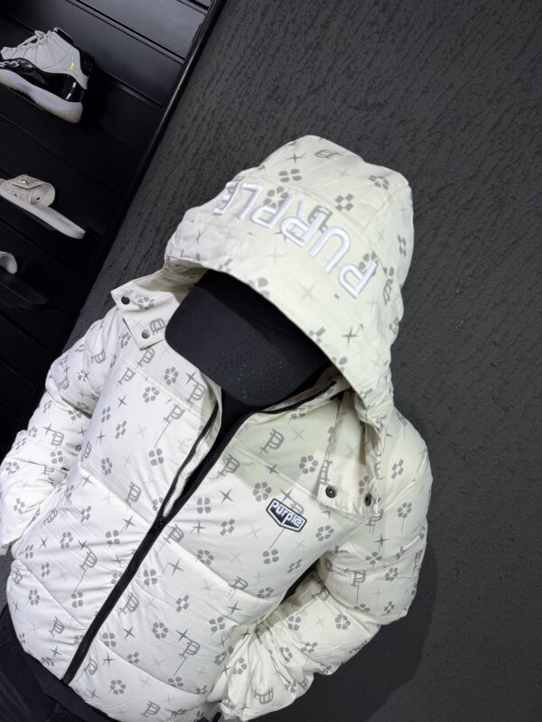 CHAQUETA PURPLE-BRAND LOGO P WHITE HOMBRE