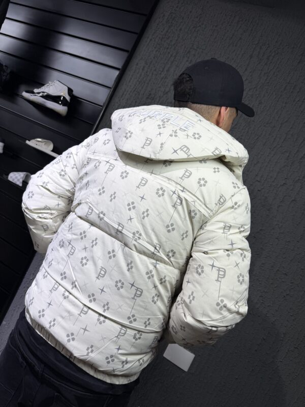 CHAQUETA PURPLE-BRAND LOGO P WHITE HOMBRE