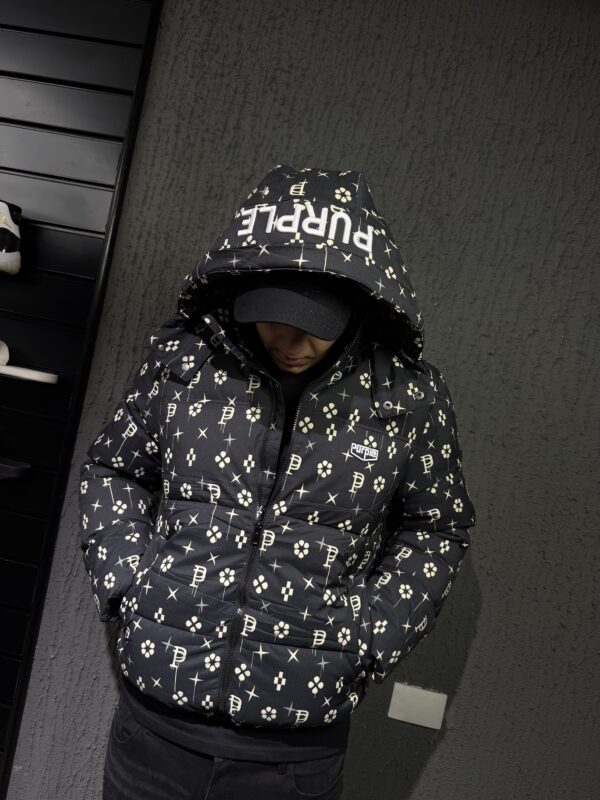 CHAQUETA PURPLE-BRAND LOGO P BLACK HOMBRE