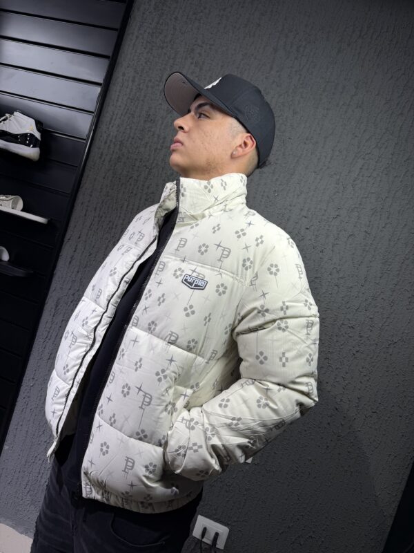 CHAQUETA PURPLE-BRAND LOGO P WHITE HOMBRE
