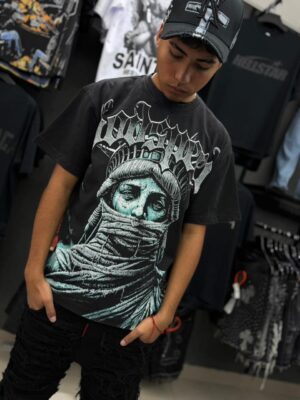 POLERA GODSPEED OVERSIZE BLACK NO6156