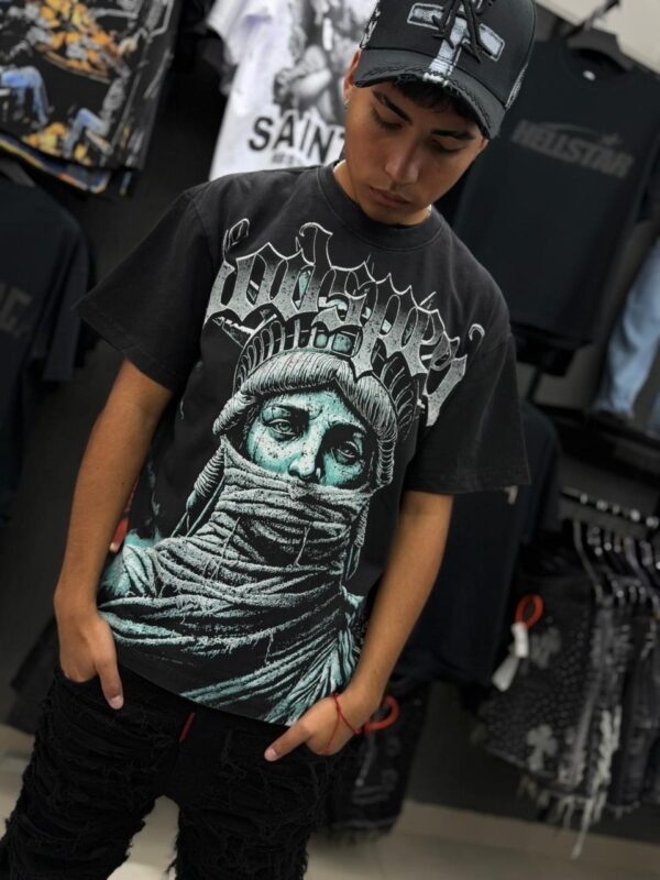POLERA GODSPEED OVERSIZE BLACK NO6156