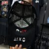 JOCKEY CURVO BARBA HEARTS -CHROME HEARTS NEGRO CRUZ BRILLO DORADO MEXICANO