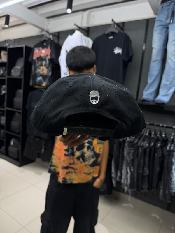 JOCKEY CURVO BARBA HEARTS -CHROME HEARTS NEGRO BRILLO MEXICANO