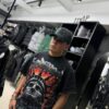 POLERA GODSPEED ESTATUA DE LA LIBERTAD NEGRA G6201