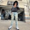 JEANS M-STAR CELESTE RASGADO FLARE M-9045