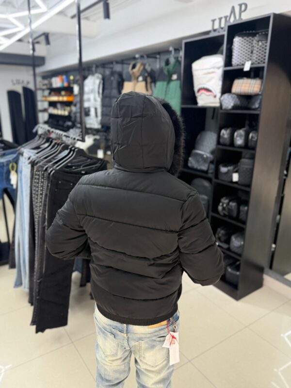 CHAQUETA BLUE MOUTAIN CON PELO HOMBRE BLACK 2531H