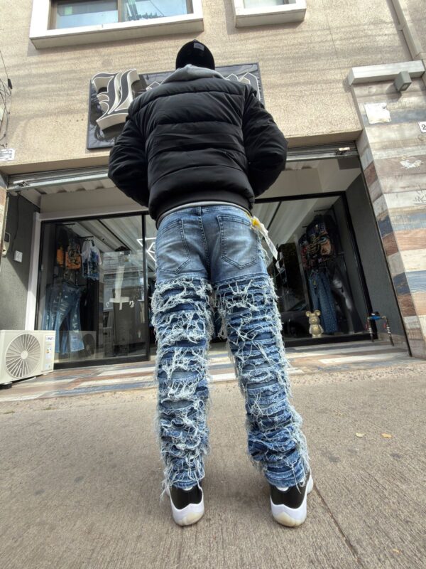 JEANS M-STAR RASGADO AZUL M-9048