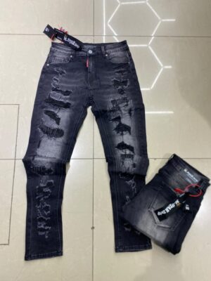 JEANS M-STAR RASGADO NEGRO M-9088