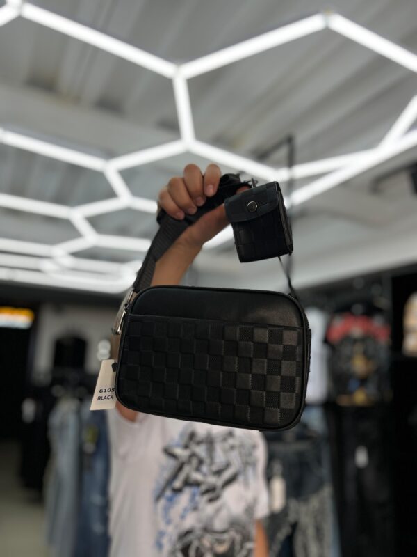 BOLSO LV CUADRO BLACK 6105