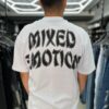 POLERA MIXED EMOTION ANGEL FLECH ADIAMANTADO WHITE OVERSIZE