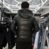 CHAQUETA ECO CUERO CON PELO BLACK MJ JEANS 2436