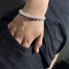 PULSERA ZIRCON REDONDO PLATA 925 (20 GR) 21CM