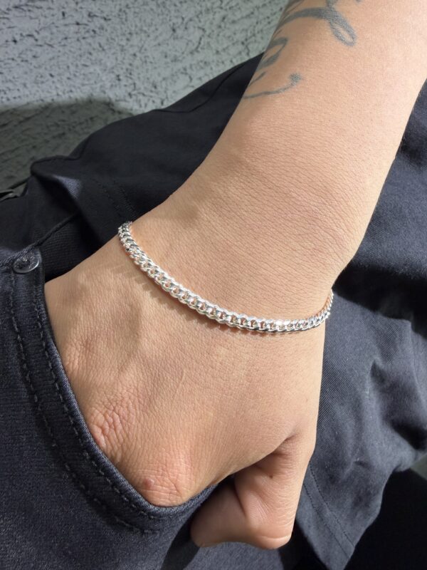 PULSERA ESTILO GRUMET HOMBRE PLATA 925 (6.82GR) 22CM